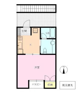 サンディハイツ鶴賀【1階】の間取り