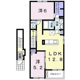 コンソラータ III【2階】の間取り