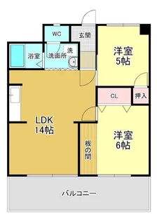 ハイツ白井【3階】の間取り