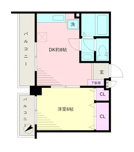 グランデール戸塚【4階】の間取り