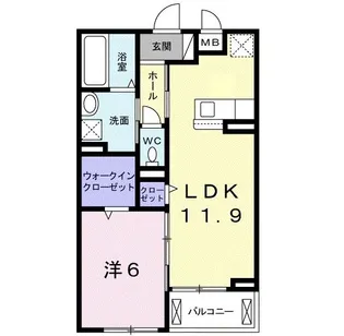 ディア フレンズ【2階】の間取り