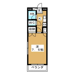 フジメゾン日進【1階】の間取り