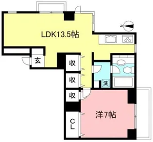 コスモスパジオ千歳烏山【2階】の間取り