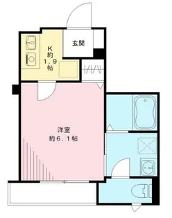 KIK大塚ヒルズ【2階】の間取り