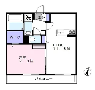 大勘ヒルズ【2階】の間取り