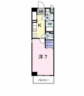 インノバーレ桜ヶ丘【2階】の間取り