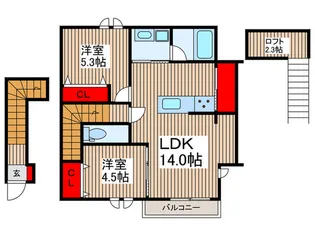 Windsor Court Northの間取り