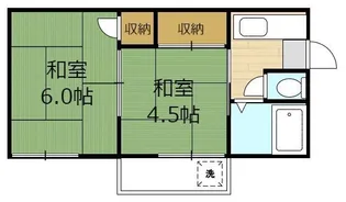 城郷荘【2階】の間取り