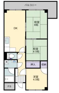 AS東雲ビル【4階】の間取り