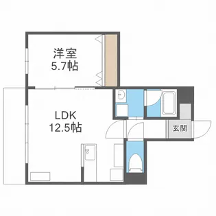 ciliegio円山(シリエージョ円山)【5階】の間取り