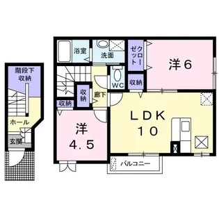 メゾン榎戸【2階】の間取り