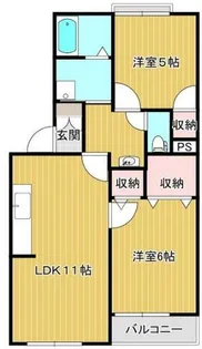 エステートパレス【3階】の間取り