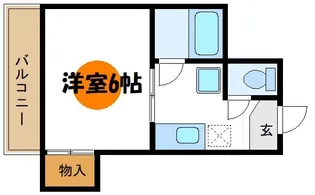 コーポ秀【2階】の間取り