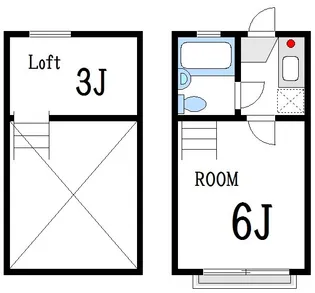 エクセル2【1階】の間取り