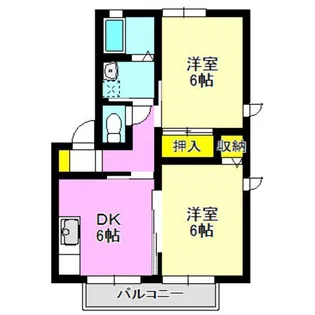 アビエス【2階】の間取り