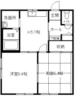 エーデルハイム・ウエノ【1階】の間取り