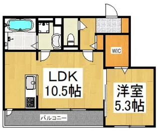 ティルタ アユ【1階】の間取り