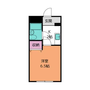 御殿町ハイツ A【2階】の間取り