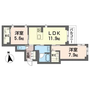 グラン フェリーチェ【3階】の間取り