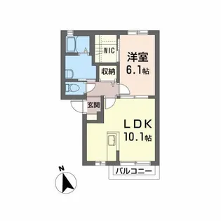 グランドハイツ【2階】の間取り