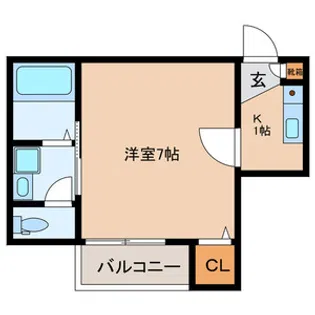 クリスタル・ハイツ青井.【3階】の間取り