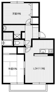 アーバンハウス22【2階】の間取り