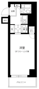 パークハイム駒形【4階】の間取り