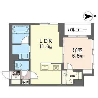 ヴォーラ三郷中央【2階】の間取り