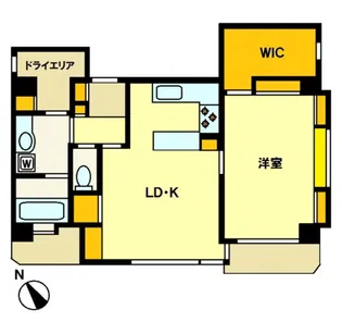 ローゼンハイツ西麻布【3階】の間取り