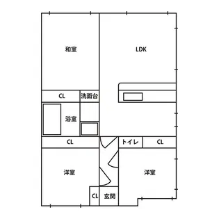 グリーンヒルズIV【3階】の間取り