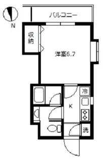 ラプロスペリタ【3階】の間取り