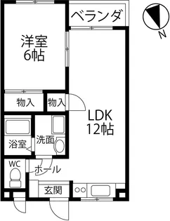 クレインビル3【2階】の間取り