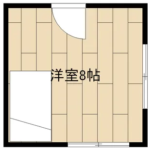 アンジェ五本木(女性限定)【3階】の間取り