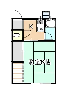 コーポロダン【3階】の間取り