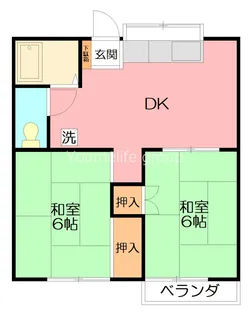 神奈川県秦野市松原町【アパート】の間取り
