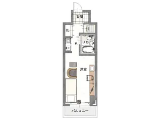 1Kの間取り画像