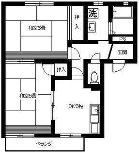 ファミール北安東【1階】の間取り
