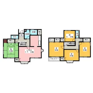 三重県桑名市野田3【一戸建】の間取り