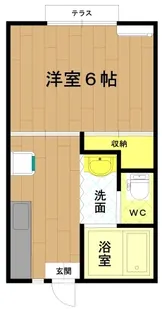 ハウスグリーン【1階】の間取り