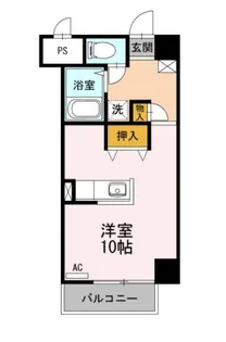 メセナ西条【5階】の間取り