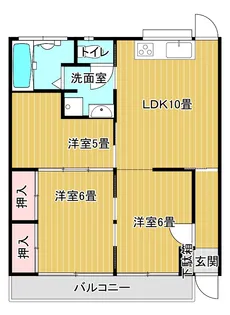 葉山マンション【1階】の間取り