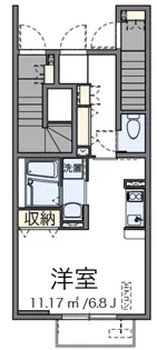 東京都東大和市桜が丘4【アパート】の間取り