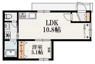 オリエンテ東長崎【1階】の間取り