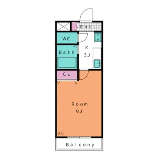 A・City岡崎矢作【3階】の間取り