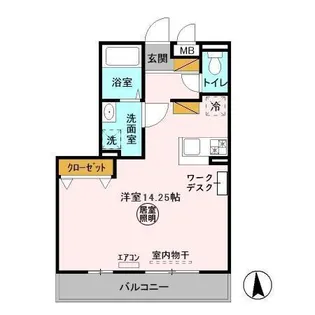 Biz STAY木更津【3階】の間取り