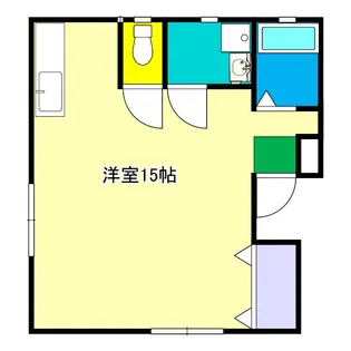 1Rの間取り画像