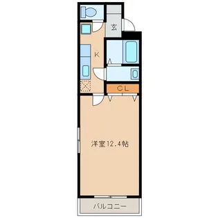 静岡県浜松市中央区中央2【マンション】の間取り