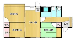 新潟県新潟市西区真砂4【一戸建】の間取り