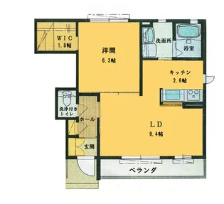 カーサ・フォリオ II【1階】の間取り