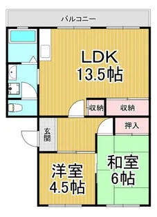 サンパティオ塚口北【3階】の間取り